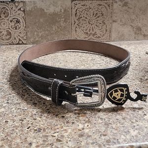 Ariat ostrich belt mens 36